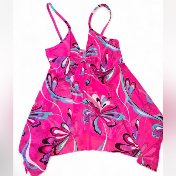 Jump Tops - Jump Cami Pink and Blue Swirl Top